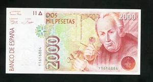 tu_bazar BILLETE 2000 PESETAS 1992 SERIE Y SC - Foto 1 di 2