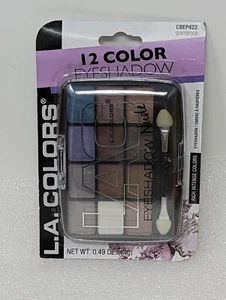 L.A. Colors 12 Color Eyeshadow #422 Glamorous CBEP422 - Picture 1 of 1