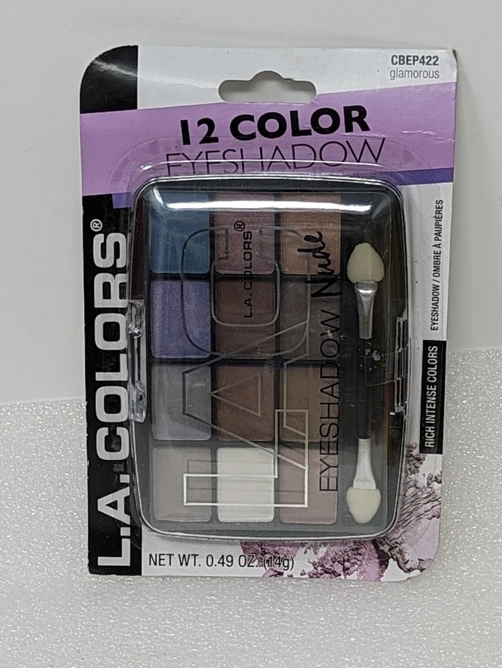 L.A. Colors 12 Color Eyeshadow #422 Glamorous CBEP422 - Image 1 of 1