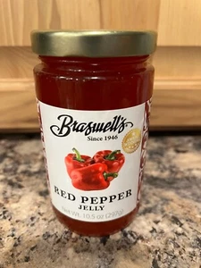 Braswell"s Red Pepper Jelly 10.5 oz x Two (qty 2) Glass Jars Exp: 03/2028 - Picture 1 of 2