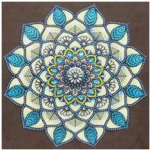 Kit Pittura Diamante Completo "Mandala in Blu" Rnd Parziale 11"x 11" #31694701J - Foto 1 di 1