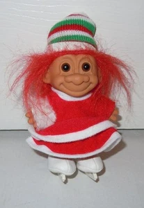 Russ Girl Skater Troll with Red Hair - 18048 - from 1980-90s - RARE - Picture 1 of 1