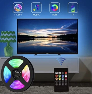 Striscia LED luce RGB per retroilluminazione TV USB 3Metri - Immagine 1 di 2