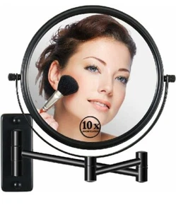Wall Mounted Makeup LANSI  Mirror, 1X/10X Magnifying Mirror 360° Extendable. - Picture 1 of 6