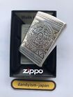 Zippo Aztecan Skull Lighter Aztecah  Cross Double Sided Processing Silver New
