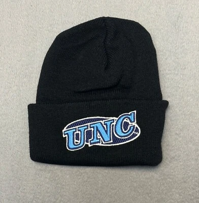 North Carolina Tar Heels UNC Vintage Cuff Script Winter Beanie Sport Hat Ski Cap - Image 1 of 4