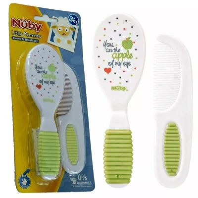 2-teiliges Nuby Haarbürste & Kamm Set Kinder Haarstyling Zubehör Weihnachten Geburtstag Geschenk
