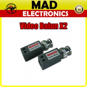 A Pair (X2) LLT-202E Coax CAT5 To Camera CCTV BNC Video Balun Transceiver - Picture 1 of 1