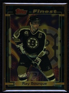 1995-96 Topps Finest Bronze Ray Bourque #20 HOF