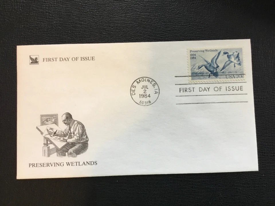 ICOLLECTZONE  US 2092 Preserving Wetlands  FDC  (F400) - Image 1 of 1