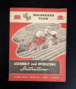 Ford Dearborn 1947 original manual de instrucciones de arado con moho - Imagen 1 de 11