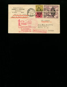 1930 Catapult Flight Grau K48 US Post To Berlin - Picture 1 of 1