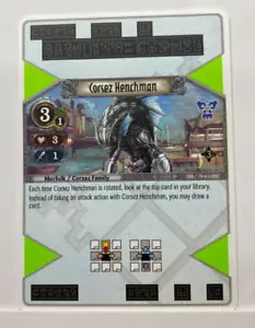 VTG PS3 Eye Judgment English Series 3 Blank Back Testing Promo 231 Corsez Henchm - Picture 1 of 2