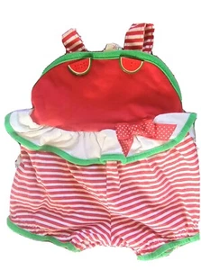Vintage Watermelon BUSTER BROWN 3 - 6 Monate Red Bubble Short - alle 50% Baumwolle/Poly  - Bild 1 von 4