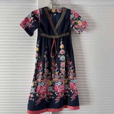 niñas talla 4-6 años caftán gallabeya vestido egipcio étnico  Foto 1 de 3