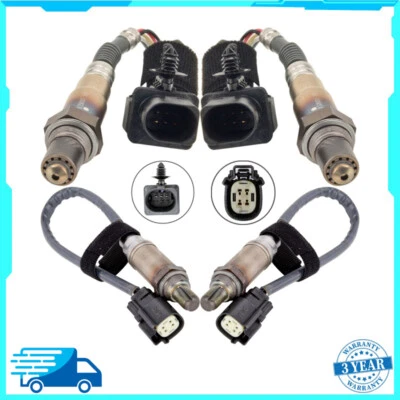 Set of 4 Up+Down Oxygen Sensors For 2012-2016 Ford F-250 & F-350 Super Duty 6.2L Foto 1 de 4