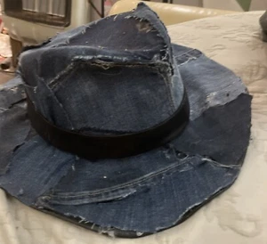 Vintage Winfield Cover Co. San Francisco Hot Custom Upcycle W/ Reclaimed Denim - Picture 1 of 8