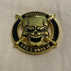HHC 2-502D IN HEADHUNTERS CHALLENGE COIN - Picture 1 of 4