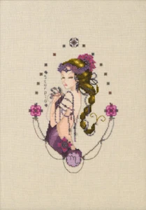Cross Stitch Chart / Pattern ~ Nora Corbett Zodiac Girls - Scorpio #NC335 - Picture 1 of 4