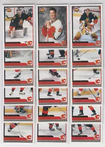 03/04 Pacific Complete Calgary Flames (18 Cards) Sabourin Turek Iginla Lowry + - Picture 1 of 1