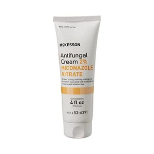 McKesson Antifungal Cream 4 Oz Pack of 3 Miconazole Nitrate Skin Relief - Picture 1 of 8