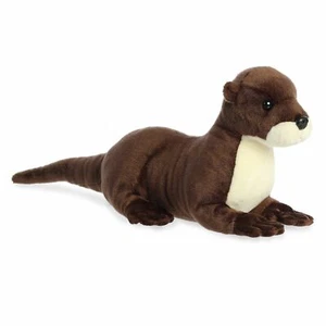 Aurora - Grand Flopsie - 16.5" nutria de río deslizante adorable peluche - Imagen 1 de 4