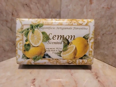 SAPONIFICIO ARTIGIANALE FIORENTINO Soap in Lemon Scent 1 Bar x 10.5 oz - Image 1 of 3