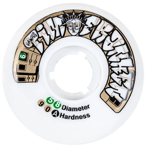 Gawds Tim Franken II Aggressive Inline Wheels - White/White (Set of 4) - Picture 1 of 1