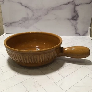 Vintage Landert 22 Switzerland Natural Stoneware Pottery Serving Dish Fondue Pot - Picture 1 of 9