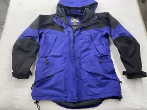 EASTERN MOUNTAIN SPORTS Jacket Womens Large Multi Gore Tex Mesh Lined Snap Front - Picture 1 of 18