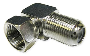 5x rechter Winkel 90 Grad F Stecker Adapter SKY Kabel Top Qualität Bauweise - Bild 1 von 1