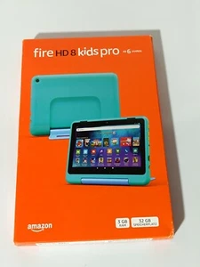 Amazon Fire HD 8 Kids Pro Tablet für Kinder 2024 WiFi, 32GB, 8" Hello Teal_0.6_2 - Bild 1 von 14