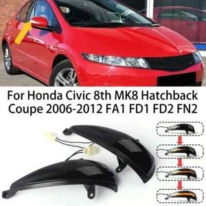 Luces LED dinámicas intermitentes de espejo retrovisor lateral para Honda Civic 8º 2005-2012 - Imagen 1 de 6