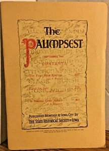 The Palimpsest Iowa History September 1946 Iowas First State Election in 1846 - Picture 1 of 2