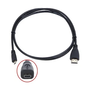 Câble vidéo TV Micro HDMI 1080P A/V pour caméscope Samsung HMX-F90 BN F90BP F90SN - Photo 1/3