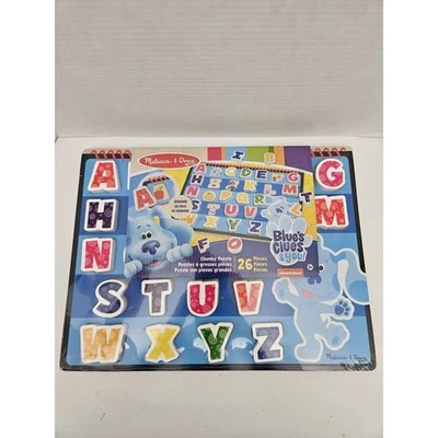 2021 Melissa & Doug Blue's Clues & You Wooden Chunky Puzzle Alphabet New - Image 1 of 2