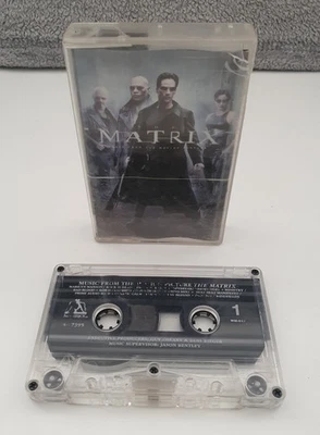 Cinta de casete banda sonora The Matrix (1999) Deftones, Rammstein, Ministry, RATM Foto 1 de 2