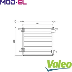 CONDENSER AIR CONDITIONING 817458 FOR MERCEDES-BENZ M-CLASS M 112.970 3.7L 6cyl - Picture 1 of 6