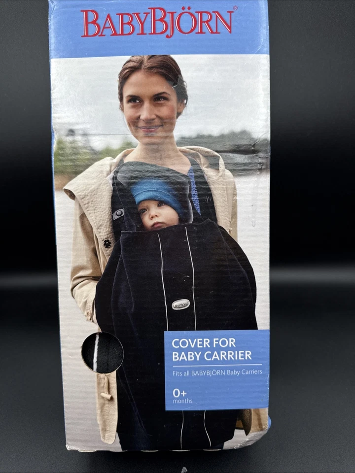 Чехол Baby Bjorn для передней переноски ребенка одеяло для холодной погоды черный - Изображение 1 из 4