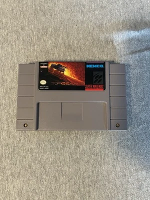 Top Gear 2 Super Nintendo SNES Video Game Cartridge Racing Retro Clean AUTHENTIC - Image 1 of 3