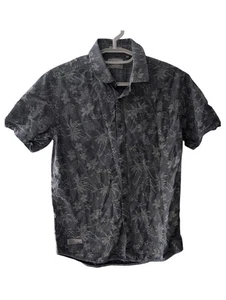 Camicia hawaiana 7 diamanti vintage vacanza con bottoni taglia S - Foto 1 di 4