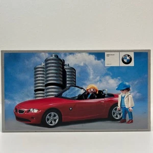 Bmw Dealer Custom Playmobil Z4 E85 Blue Minicar Model Car Figure Set Search 1/18 - Picture 1 of 10