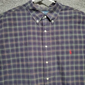 Ralph Lauren Black Watch Shirt Mens 2XLT Tartan Plaid Classic Soft Twill Vintage - Picture 1 of 10