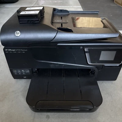 HP OfficeJet 6700 Premium H711n All-in-One Thermal Inkjet Color Printer - Black - Image 1 of 4