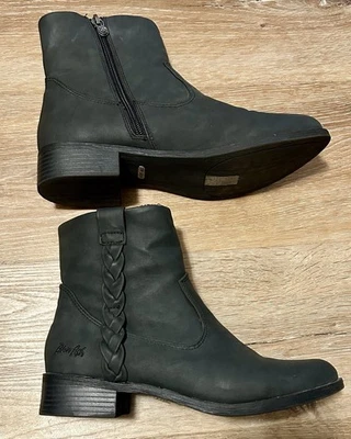 Botines Blowfish Comfort con cremallera para mujer talla 9 negros Foto 1 de 3