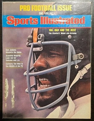 Sports Illustrated Magazine September 22, 1975 Mean Joe Greene Steelers - Image 1 of 2