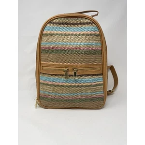 Tommy Bahama Striped Backpack Purse NEW - Picture 1 of 4
