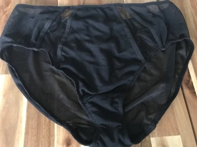 Lencería bragas de malla semi transparente Elomi Kintai BREVE CINTURA ALTA UK M 12 301251 Foto 1 de 3