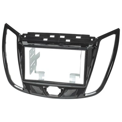 Doppel DIN Radioblende kompatibel mit Ford C-Max DXA ab 2010 Kuga DM2 Piano Lack - Bild 1 von 4