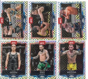 6x 2025 Topps UFC Chrome Refractors Lot - Foto 1 di 2